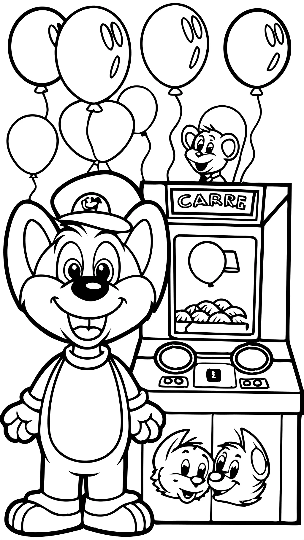 coloriage chuck e fromage